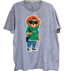 Socwatees Legend Bear Tee Shirt Size 2XL Gray